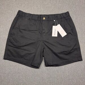 Maamgic Mens Casual Elastic Waist Shorts Black Size 38 NWT 20111800110
